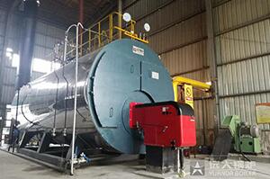 湖北建材廠三和管樁15噸燃氣蒸汽鍋爐 湖北建材廠三和管樁15噸燃氣蒸汽鍋爐